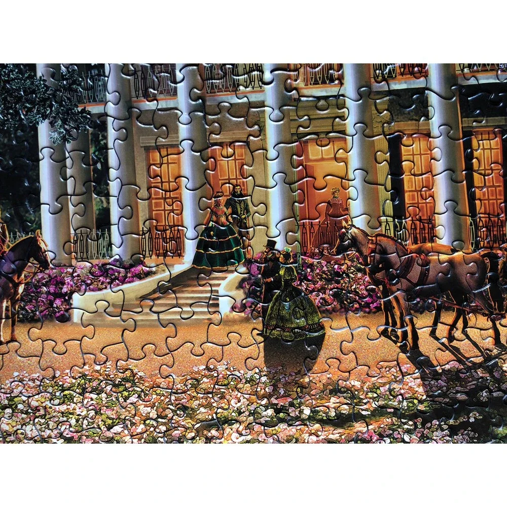 Sunsout 1500‎ pc Puzzle Moonlight and Lace Southern Antebellum Oak Spanish Moss